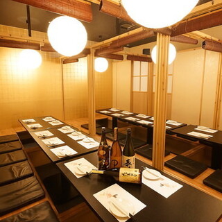 Equipped with a private room with a sunken kotatsu for relaxing.