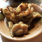 がばちょ - せせり塩焼き（大将が忘れとって焼きすぎたらしく、生存部分だけ出してくれたｗｗｗ）