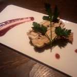 穴子とフォアグラのテリーヌ（600円）