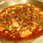 中国四川酒家 蔓山 - 麻婆豆腐のスペシャル、花山椒使用。。。痺れる～～