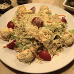 レストラン ザクロ - 2012.12 ポテトサラダ入りのサラダ