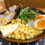 麺家 ひぐま商店 - コーン＆バター＆味玉 2021年12月