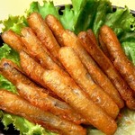 Fried burdock root