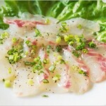 fresh fish carpaccio