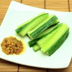 Moromi miso cucumber