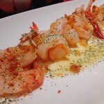 創作Dining Sushi　きくち - プリプリガーリック海老 ペペロンチーノ