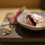Yakitori Kyoutotachibana - 無菌だから出来る。刺身盛り(淡雪塩で)