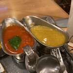 カレーレストラン シバ - 野菜カレーとダル