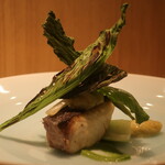 RISTORANTE IL NODO - 小坪漁港の鰆 渡辺農園の小松菜色々アップ