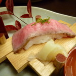 人形町今半 - ローストビーフ握り