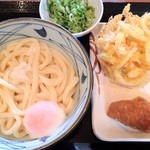 丸亀製麺 - 日替りセット：とろ玉うどん（５５０円）