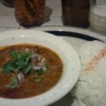 ブラックペッパーチキン　バスマティライス　900円