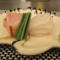 日本料理 晴山 - 2012.12.22）氷見の寒ぶりと明石のひらめ