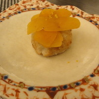 日本料理 晴山 - 2012.12.22）海老芋饅頭と自家製からすみ