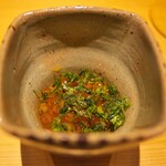 鮨 さいとう - いくらに、香りいっぱいのアオサ海苔