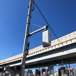 吾妻橋 やぶそば - 空は青い