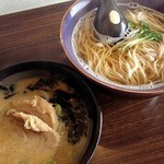 ざくろ - 釜揚げ鶏塩そば　2012年12月