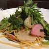 Trattoria Via Centro - アンチョビとたっぷり季節野菜のアーリオ  エ    オーリオ  スパゲッティ  柚子の香り