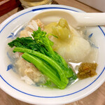 板前料理　味宏 - 蕪と鶏つくねの蟹身あんかけ