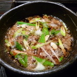 牛のホルモンのつけ汁