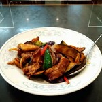 中国料理 山久 - 味噌ナス炒め丼