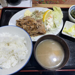 あおい食堂 - 焼肉定食　750円