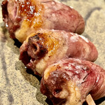 オオクサ - 博多地鶏のハツは大きいんですねぇ