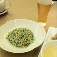 天厨菜館 銀座店 - ほうれん草チャーハンアップ