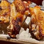 とり茶太郎 - 名古屋コーチンの手羽セットです　肉の旨味が強い