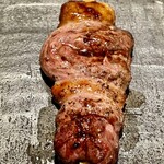 とり茶太郎 - 鴨ロース食べ比べ　こちらはバルバリー種