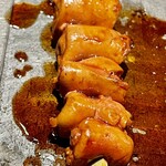 とり茶太郎 - 名古屋コーチンのレバーは濃厚です