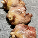 とり茶太郎 - 上からほろほろ鳥 名古屋コーチン 茶太郎鶏だそうですが言われてもわからないｗ