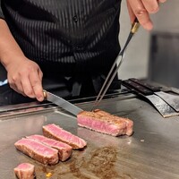 鉄板焼き 太縁 - 
