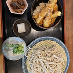 清九郎 - 天丼定食！　1400円。