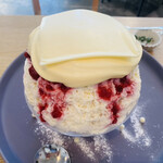 サカノウエカフェ - クリスマスイチゴ　1,700円　炙り前