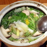 千真野 - 牡蠣と白子とアン肝の小鍋