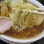 食堂 はせ川 - オリジナル中太ちぢれ麺