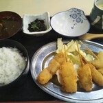八喜為 新開地 南店 - 串かつ定食 600円