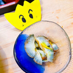 福寿司 - 大将が仕込んだナマコ酢なんだけど、ホンノリオリーブオイルの香りがして旨かった、、！