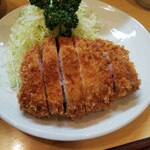 とんかつ燕楽 - ロースカツ定食