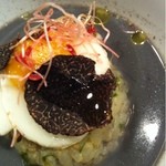 レ マリアージュ ドゥ ガク - リゾットボールの洋風茶漬け、トリュフを添えて