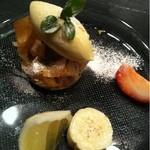 レ マリアージュ ドゥ ガク - マロンクリームのオーブン焼き　アップ