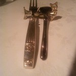 シャトン - ナイイフフォーク置き（猫ちゃん）