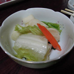 江戸政 - お新香100円