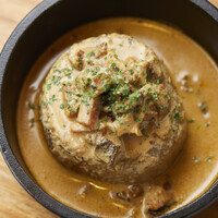 焼大根ポルチーニクリームソース