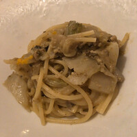 ポンテ デル ピアット - 牡蠣 白菜 スパゲッティー