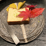 酒肴や 又左衛門 - 自家製チーズケーキ