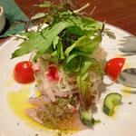 ヤマセ - カンパチのカルパッチョ