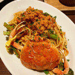 ヤマセ - せいこ蟹のトマトソーススパゲッティ
