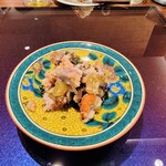 Gibier MIYAMA - アラカルトから川海老と海老芋 ポテトサラダ